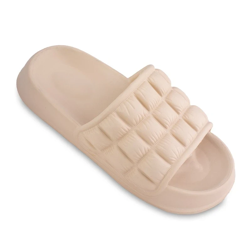 دمپایی لاماری امین PVC رنگبندی کرم