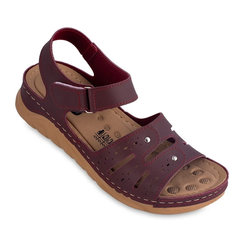 Stilettosy Sandals 8006 PAPA PU colors Crimson