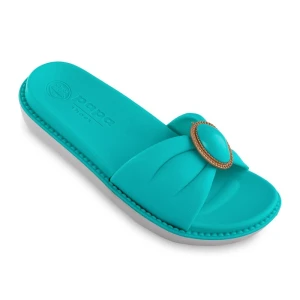 Slipper Asal PAPA PVC colors Cyan