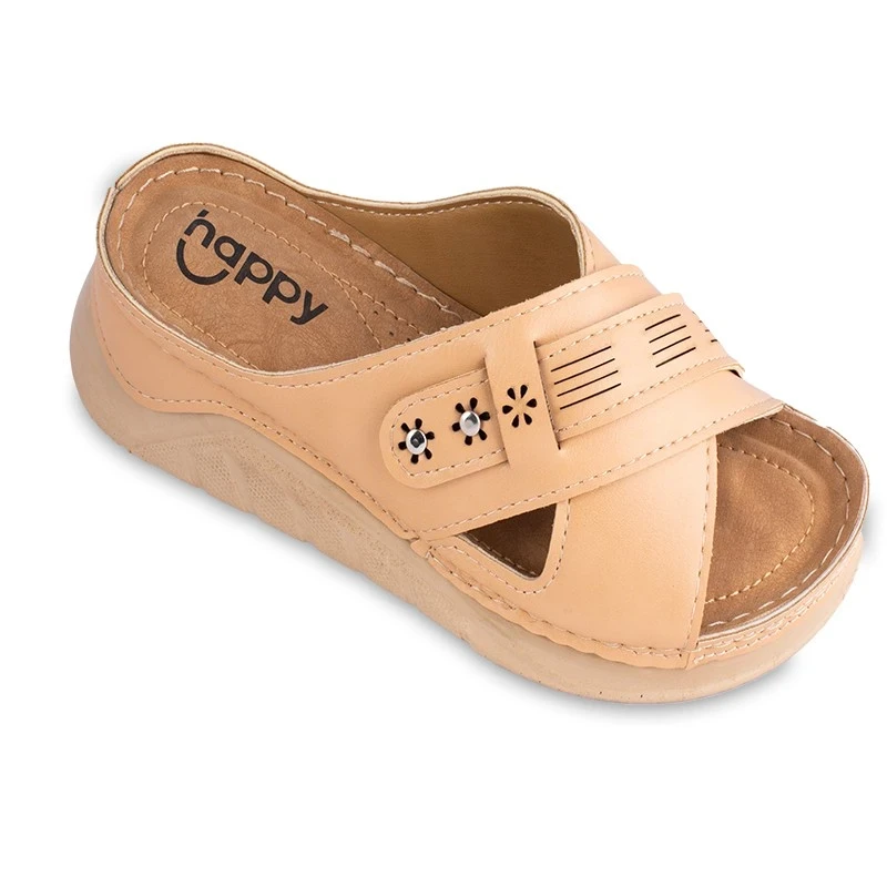 Sandal Sogol Happy colors Cream