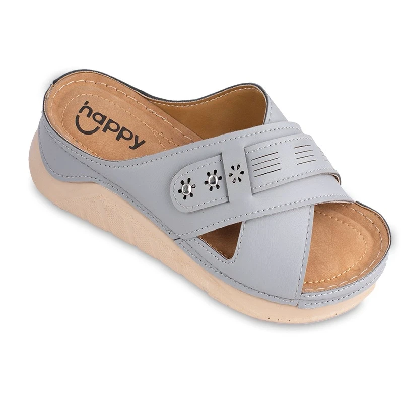 Sandal Sogol Happy colors Grey