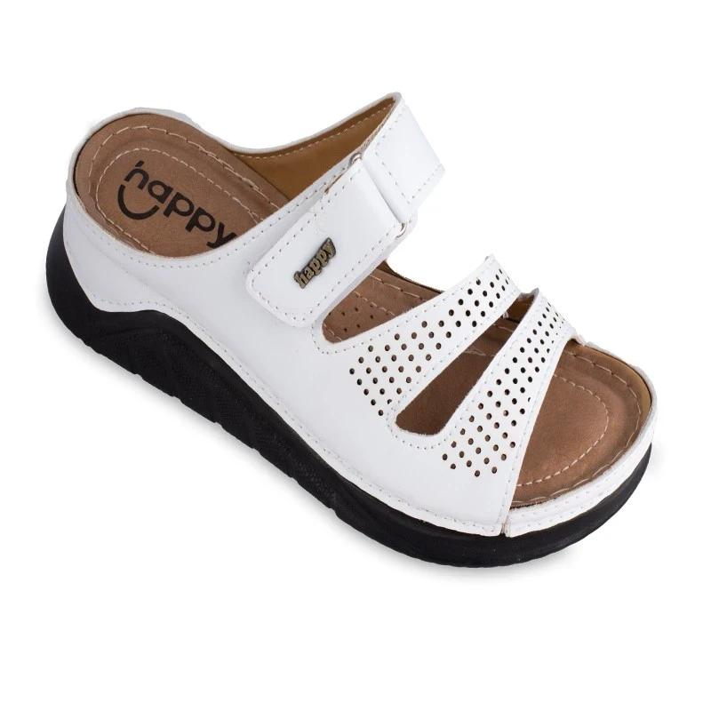 Sandal Golbarg Happy colors White