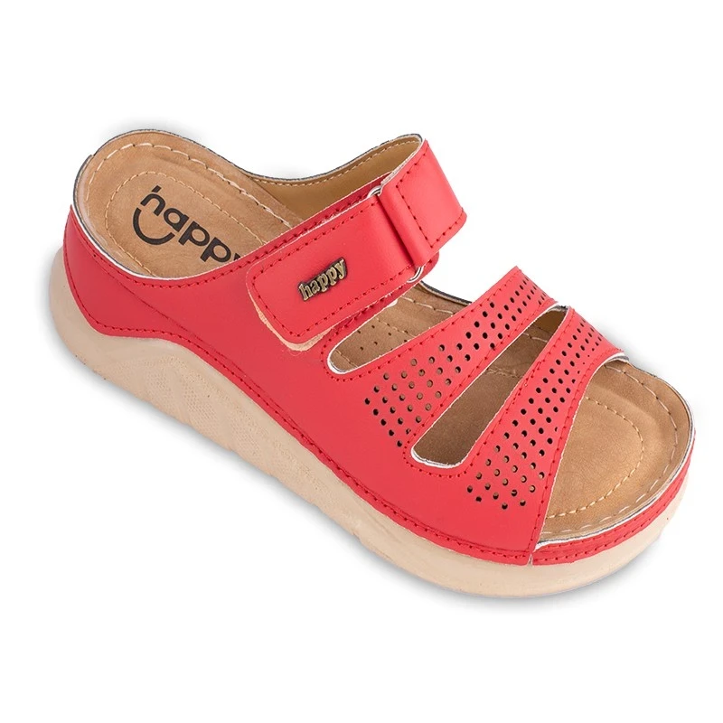 Sandal Golbarg Happy colors Red