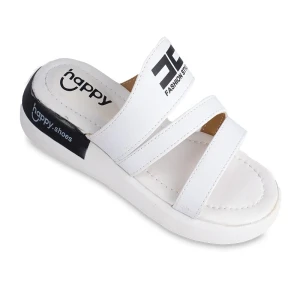 صندل گیوا هپی رنگبندی سفید
