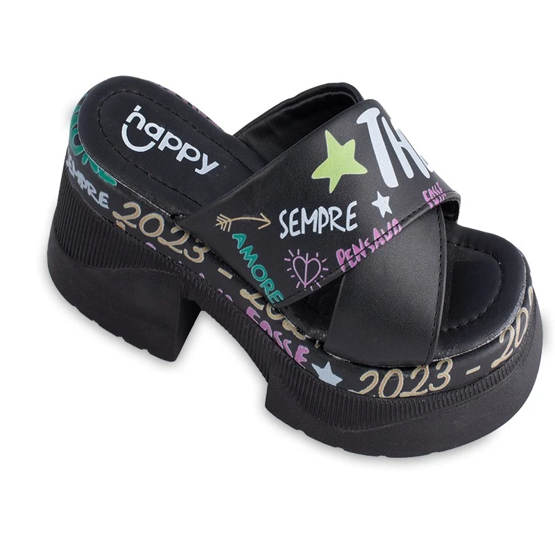 Sandal Rira Happy colors Black