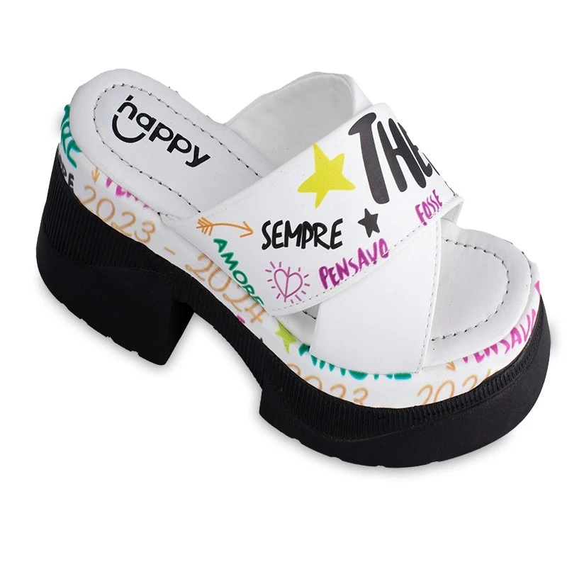 Sandal Rira Happy colors White